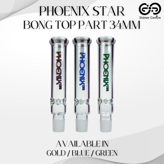 Glass Bong | PHOENIX STAR BONG TOP PART 34MM - REPLACEMENT PART FOR PHOENIX LEGO GLASS