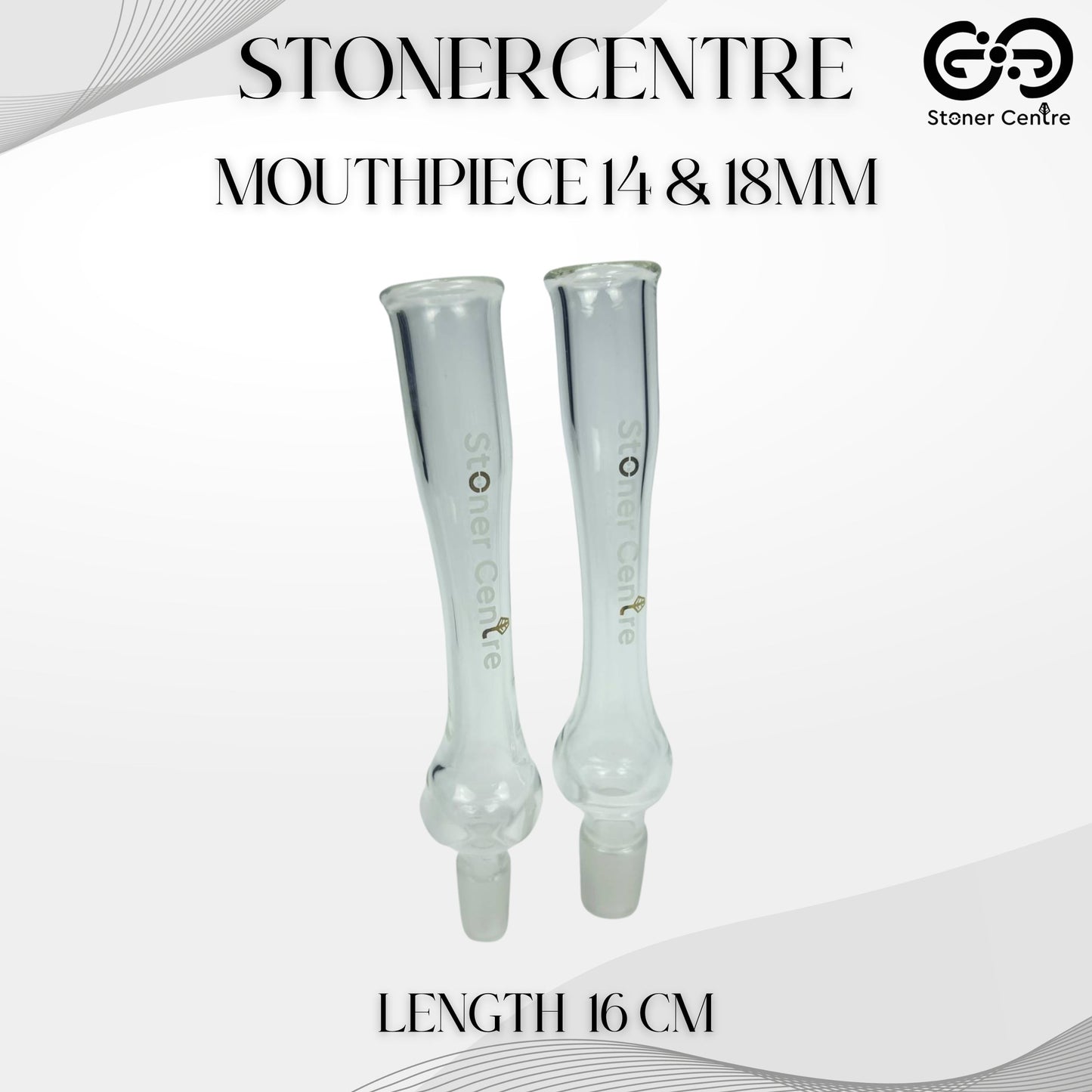 GLASS TUBE | STONERCENTRE MOUTHPIECE 14 & 18MM