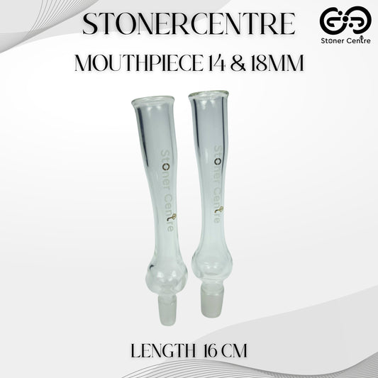 GLASS TUBE | STONERCENTRE MOUTHPIECE 14 & 18MM