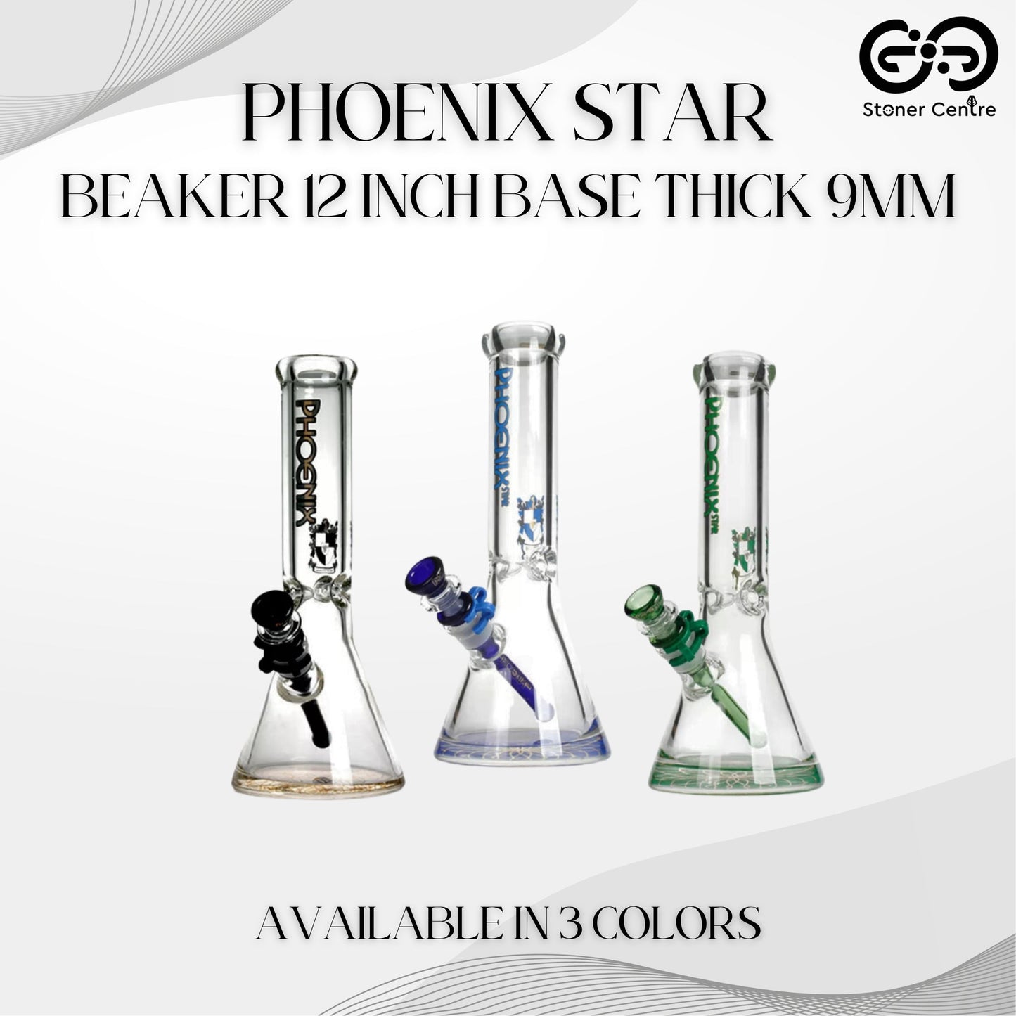 Glass Bong | PHOENIX BEAKER 12 INCH BASE THICK 9MM