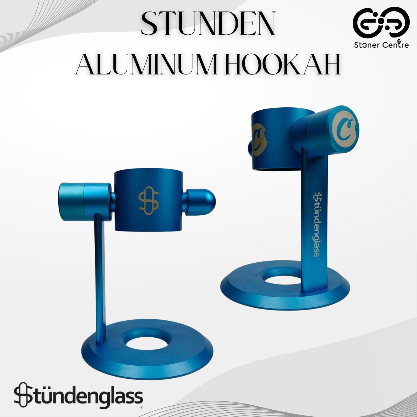 STUNDEN | ALUMINUM HOOKAH BLUE