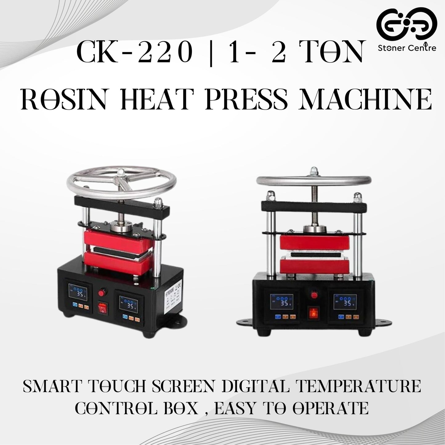 EXTRACTION TOOLS | 1 - 2 TON ROSIN HEAT PRESS MACHINE - CK 220