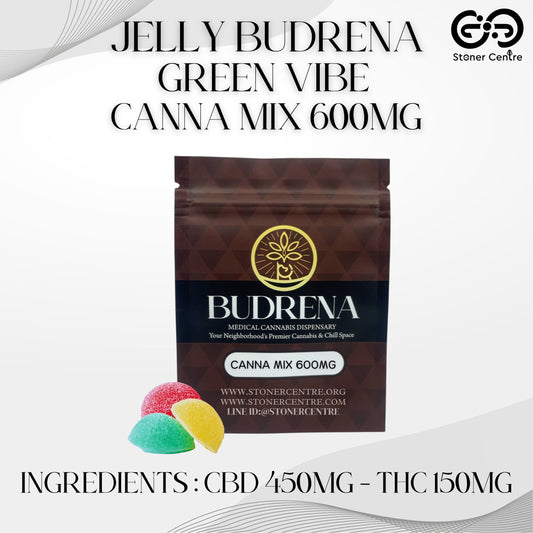 JELLY BUDRENA GREEN VIBE | CANNA MIX 600MG