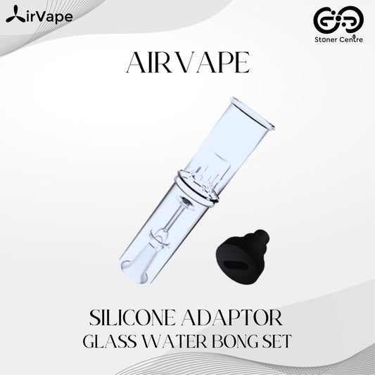 AIRVAPE | SILICONE ADAPTOR & GLASS WATER BONG SET