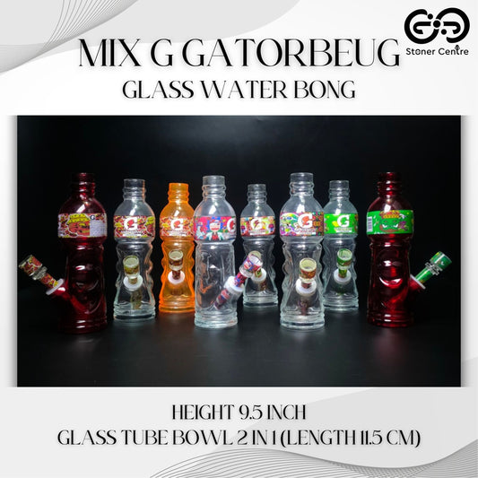 Glass Bong | MIX G GATORBEUG GLASS WATER BONG 9.5 INCH
