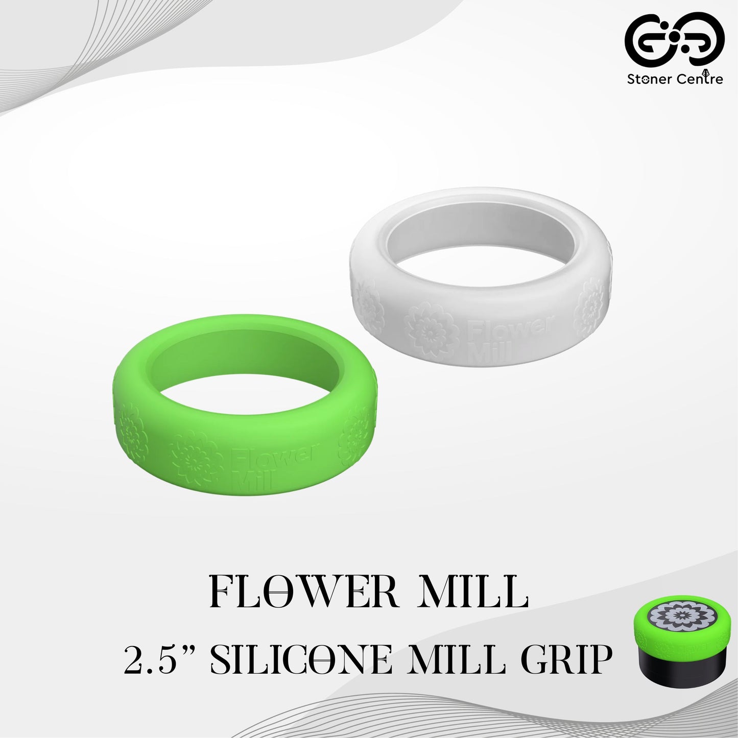 FLOWER MILL | FLOWERMILL 2.5" SILICONE MILL GRIP