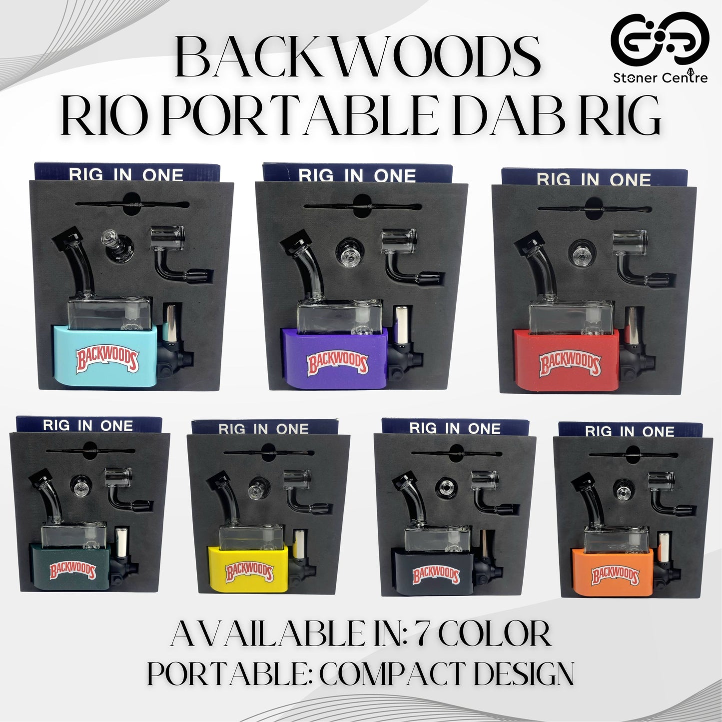 Glass Bong | BACKWOODS RIO PORTABLE DAB RIG