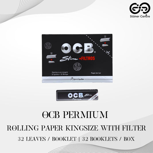 ROLLING PAPER | OCB PREMIUM KINGSIZE WITH FILTER ROLLING PAPER