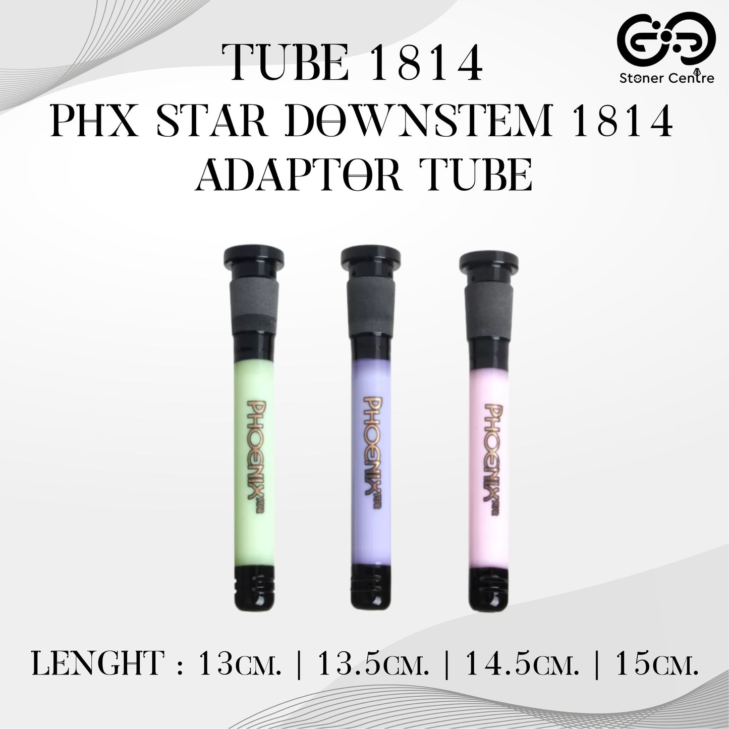 GLASS TUBE | PHOENIX STAR DOWNSTEM 1814 ADAPTOR TUBE