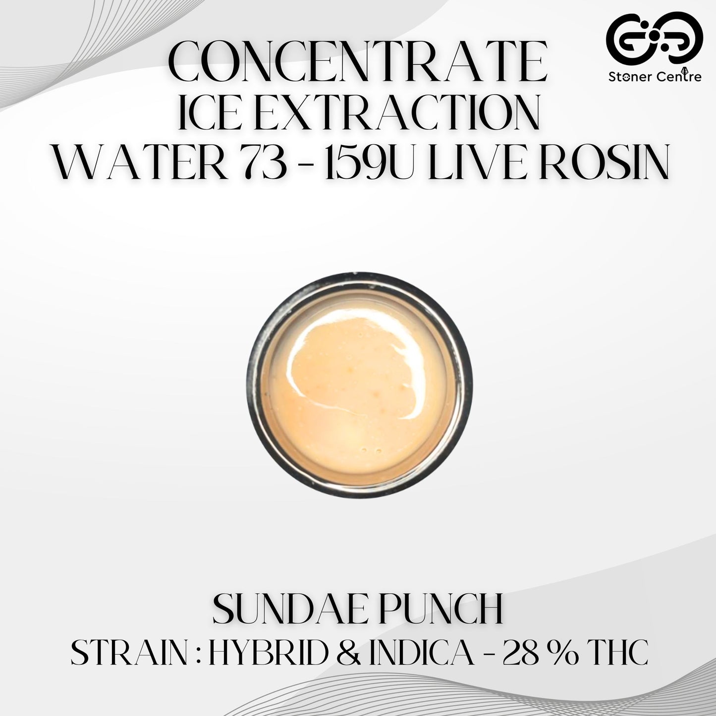 CONCENTRATE - ICE EXTRACTION WATER 73 - 159U LIVE ROSIN | SUNDAE PUNCH
