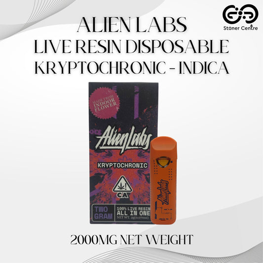 ALIEN LABS LIVE RESIN DISPOSABLE 2.0ML | KRYPTOCHRONIC : INDICA