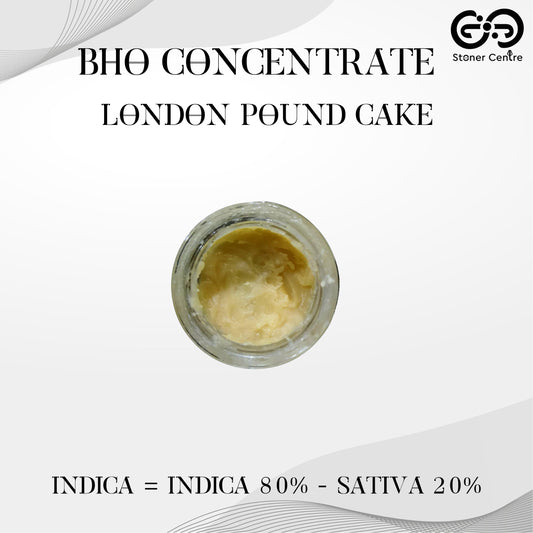 BHO CONCENTRATE | LONDON POUND CAKE