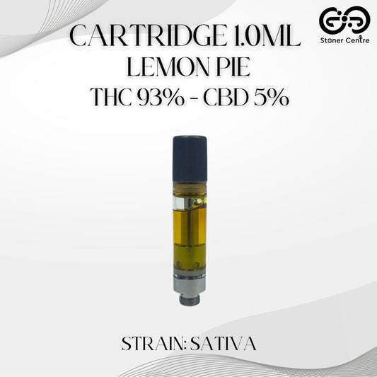 Cartridge 1.0ML | LEMON PIE : SATIVA (เฉพาะหัวคาร์ทไม่รวมแบต)