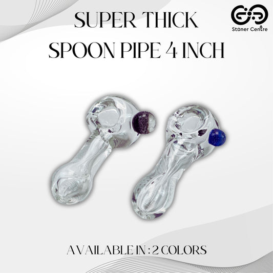 PIPE | SUPER THICK SPOON PIPE 4 INCH