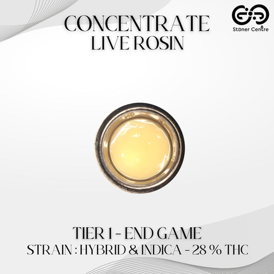 CONCENTRATE LIVE ROSIN | TIER 1 - END GAME