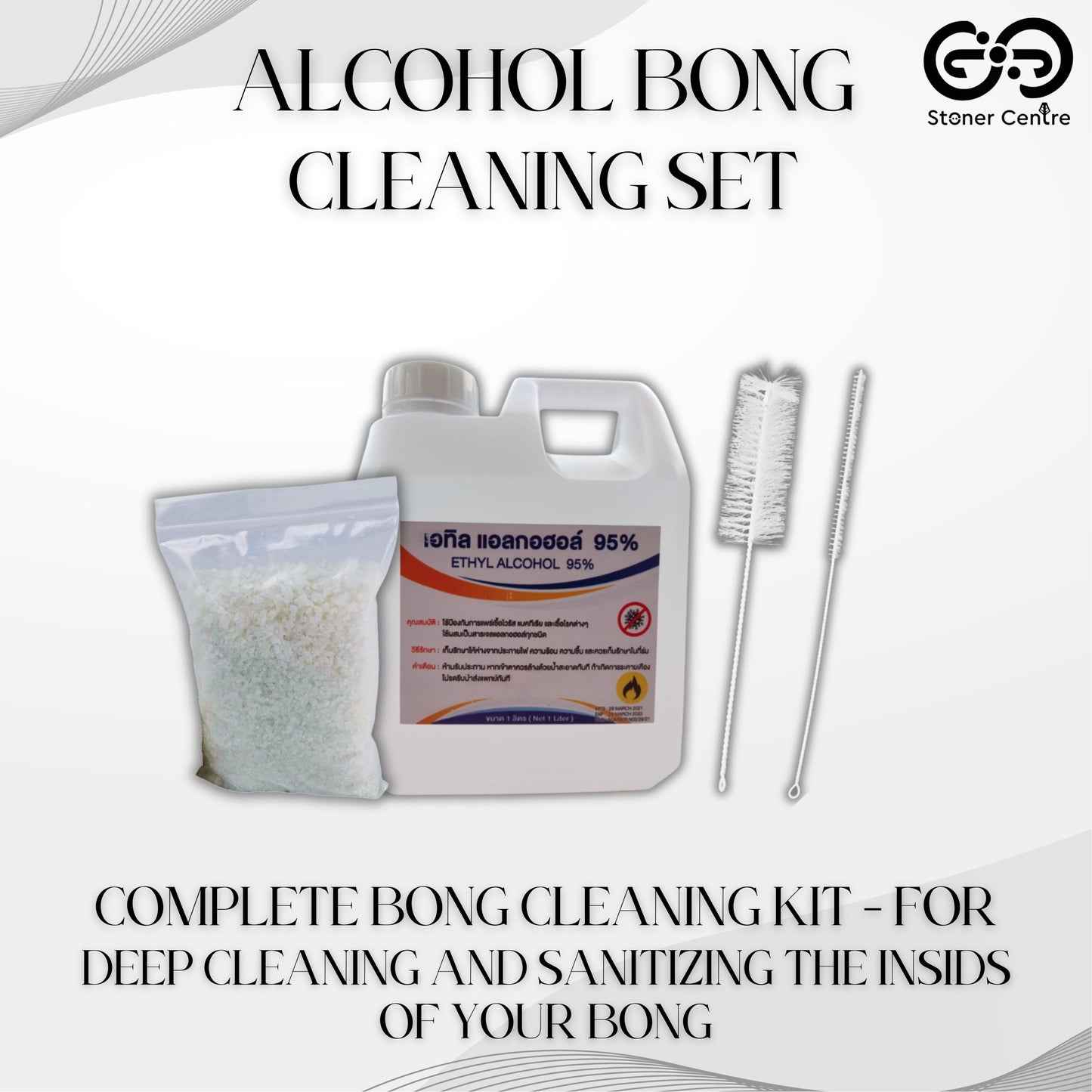 ALCOHOL BONG CLEANING SET