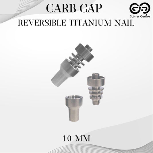 CARB CAP | REVERSIBLE 10 MM TITANIUM NAIL FOR QUARTZ BANGER