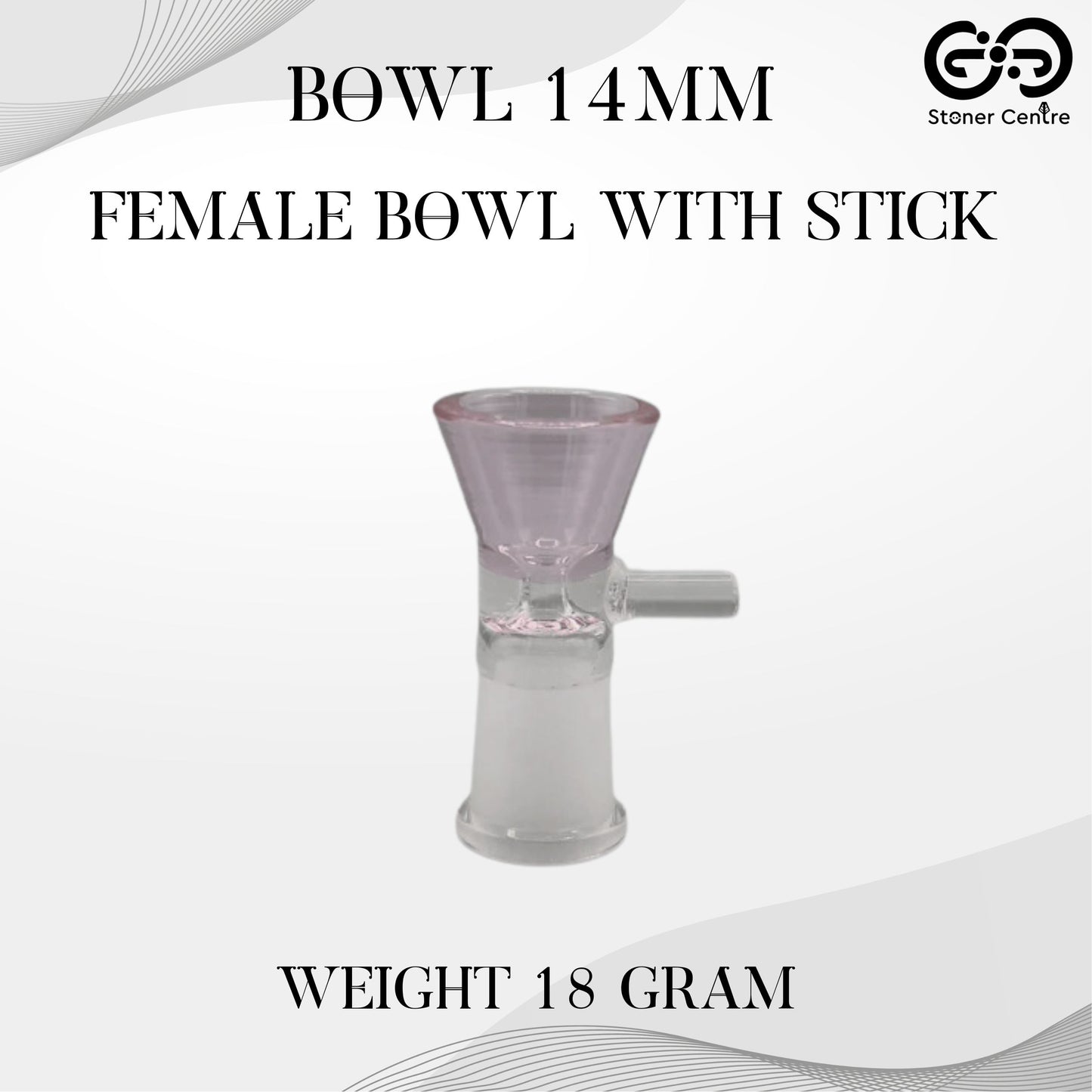 GLASS BOWL | 14 FEMALE BOWL WITH STICK