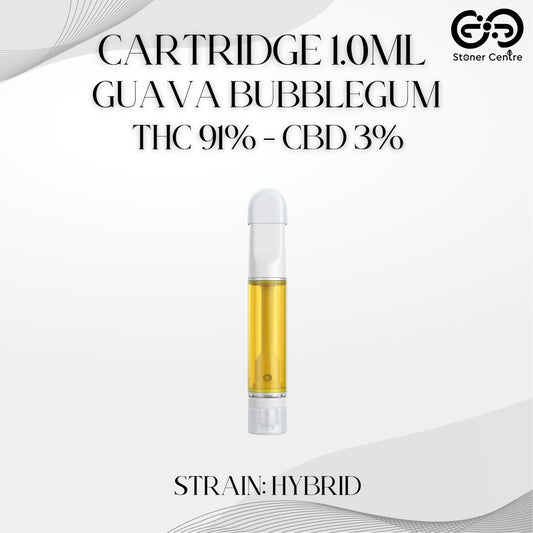 Cartridge 1.0ML | GUAVA BUBBLEGUM : HYBRID (เฉพาะหัวคาร์ทไม่รวมแบต)
