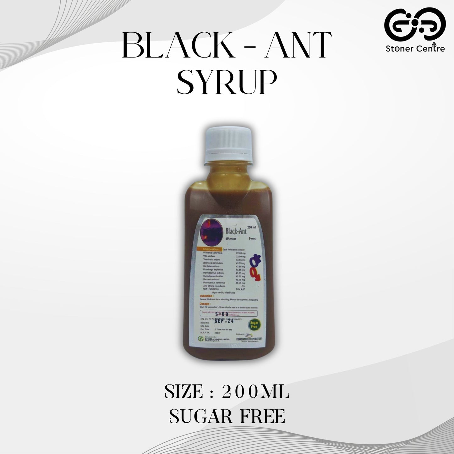 BLACK ANT SYRUP 200ML
