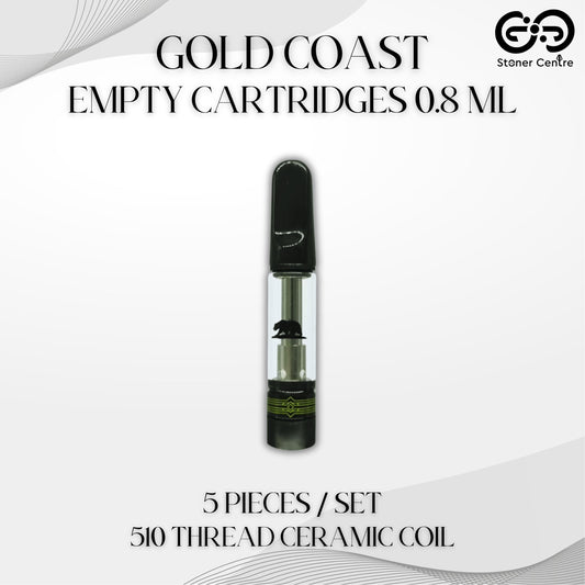 EMPTY CARTRIDGE | GOLD COAST 0.8ML (5 PIECES / SET)