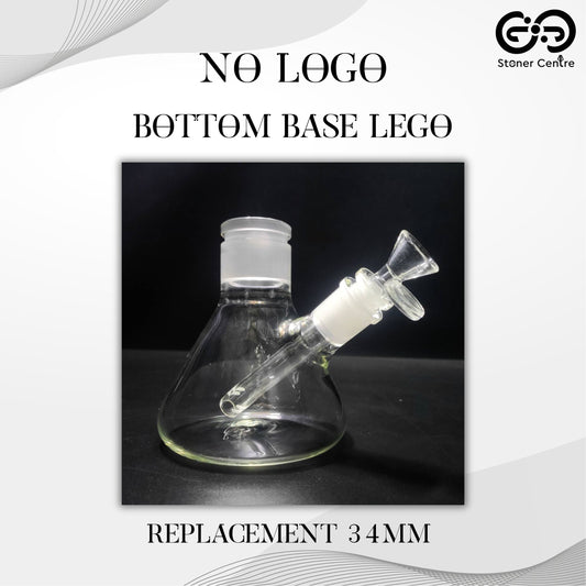 Glass Bong | NOLOGO BOTTOM BASE LEGO REPLACEMENT 34MM