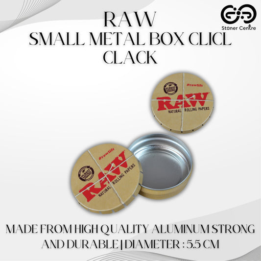 RAW SMALL METAL BOX CLICK CLACK