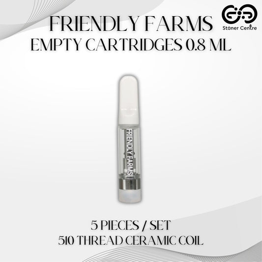 EMPTY CARTRIDGE | FRIENDLY FARMS 0.8ML (5 PIECES / SET)