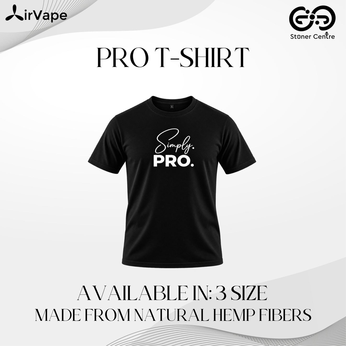 AIRVAPE | PRO T-SHIR BLACK