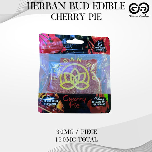 Jelly Herban Bud Cherry Pie Edibles gummy infused thc snack