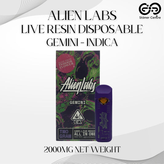 ALIEN LABS LIVE RESIN DISPOSABLE 2.0ML | GEMINI : INDICA