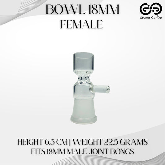 GLASS BOWL | FEMALE BOWL 18MM