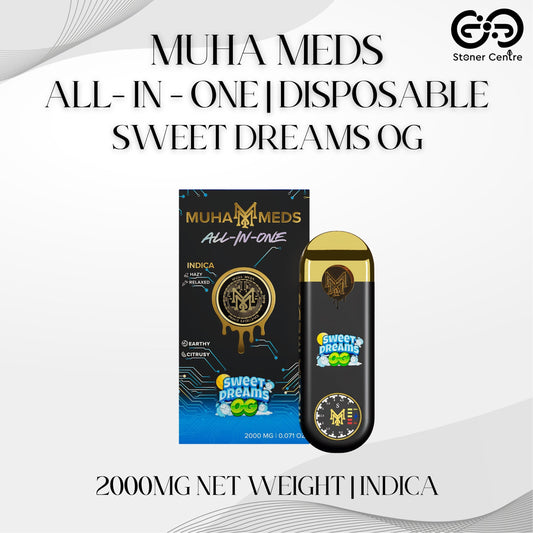 MUHA MEDS ALL - IN - ONE DISPOSABLE 2.0MG | SWEET DREAMS OG : INDICA