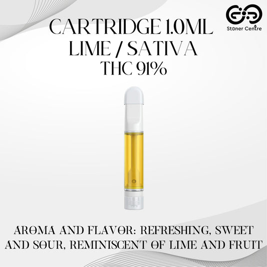 Cartridge 1.0ML | LIME : SATIVA (เฉพาะหัวคาร์ทไม่รวมแบต)