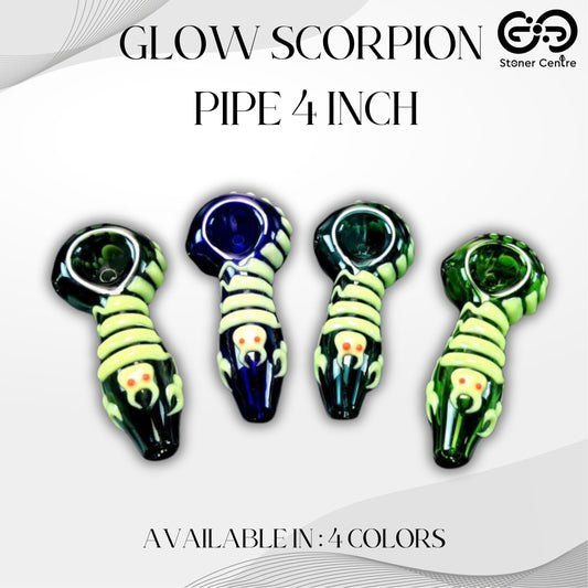 PIPE | GLOW SCORPION PIPE 4 INCH