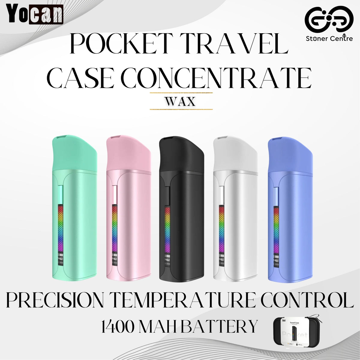 YOCAN | POCKET TRAVEL CASE CONCENTRATE / WAX CONCENTRATE