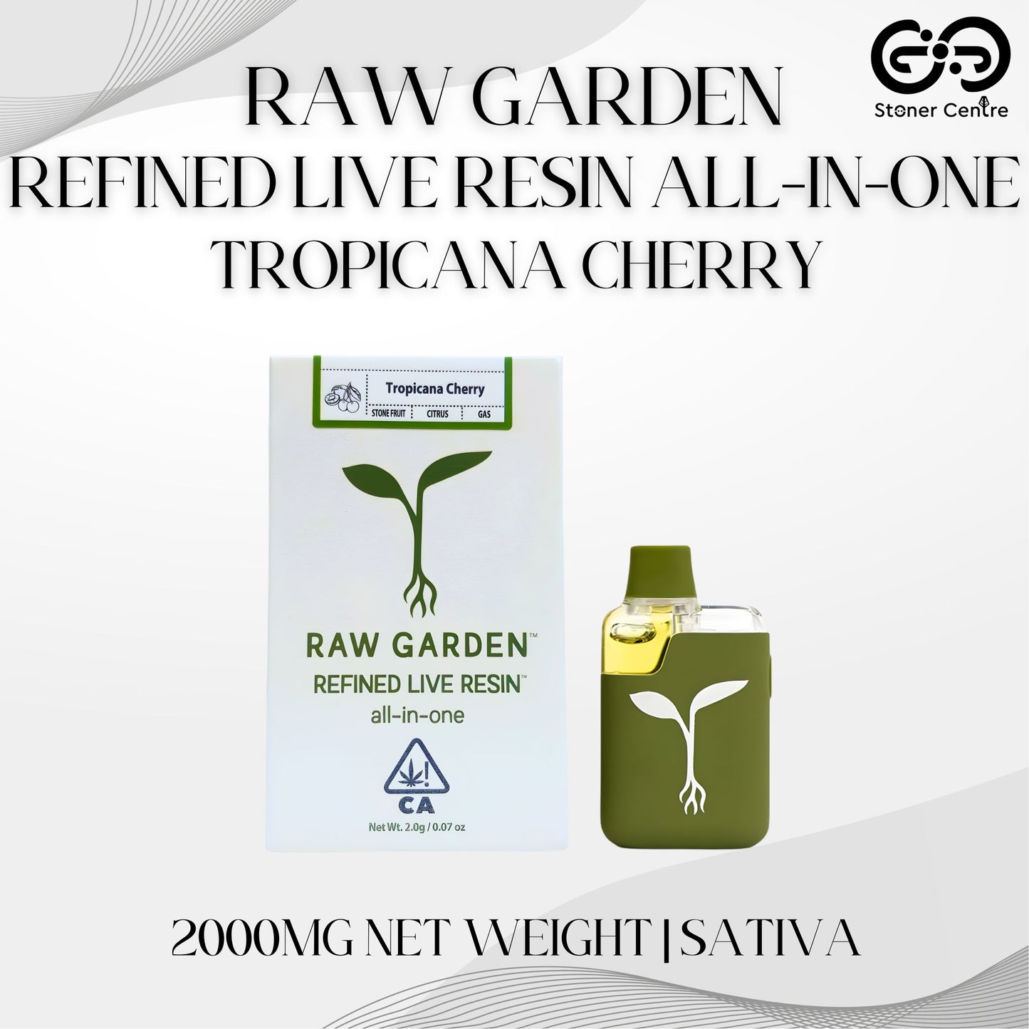 RAW GARDEN - REFINED LIVE RESIN ALL-IN-ONE 2.0ML | TROPICANA CHERRY : SATIVA