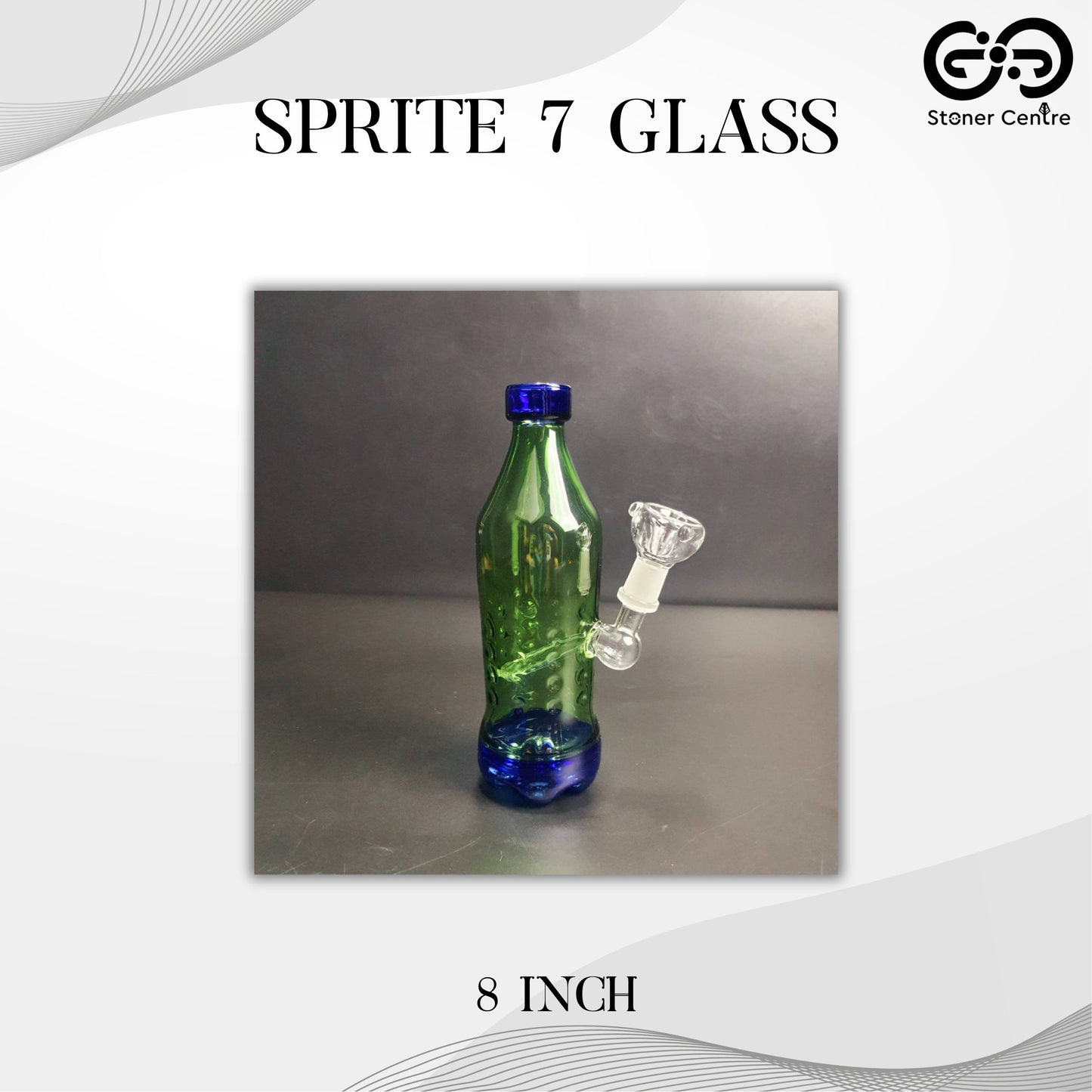 Glass Bong | SPRITE 7 GLASS 8 INCH