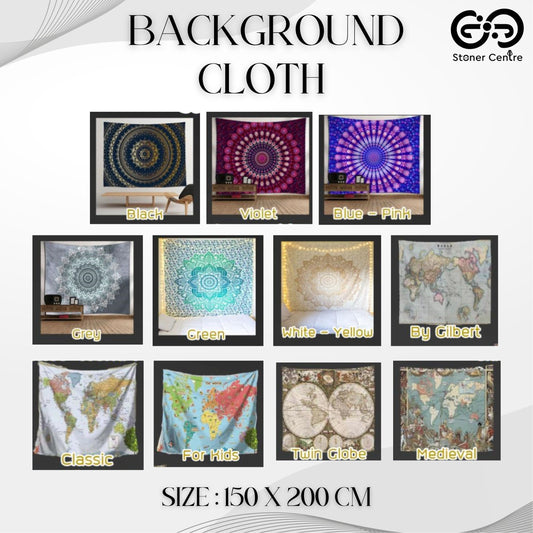 VELVET ROOM DECOR BACKDROP SIZE 150 X 200 CM