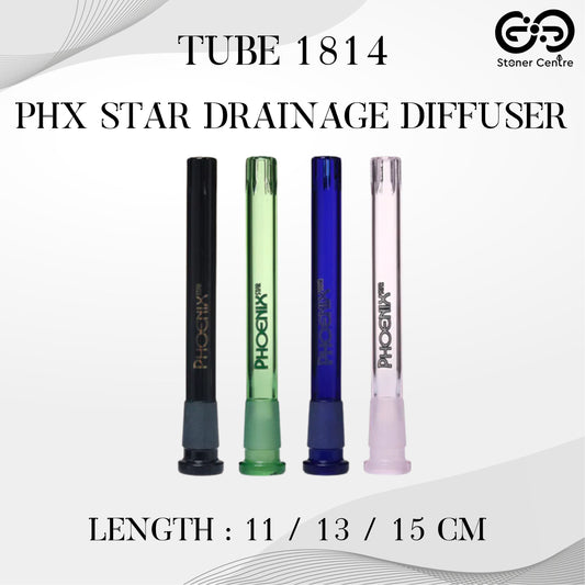 GLASS TUBE | PHOENIX STAR DRAINAGE DRAINAGE DIFFUSER DOWNSTEM TUBE