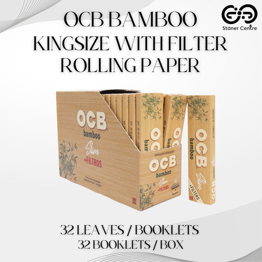 ROLLING PAPER | OCB BAMBOO KINGSIZE WITH FILTER ROLLING PAPER