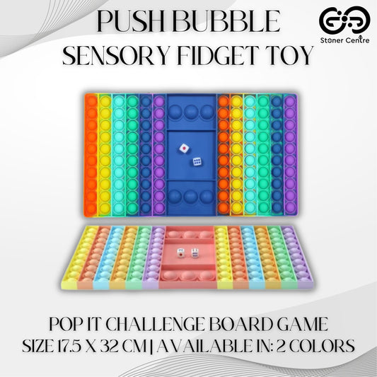 PUSH BUBBLE SENSORY FIDGET TOY POP IT CHALLENGE