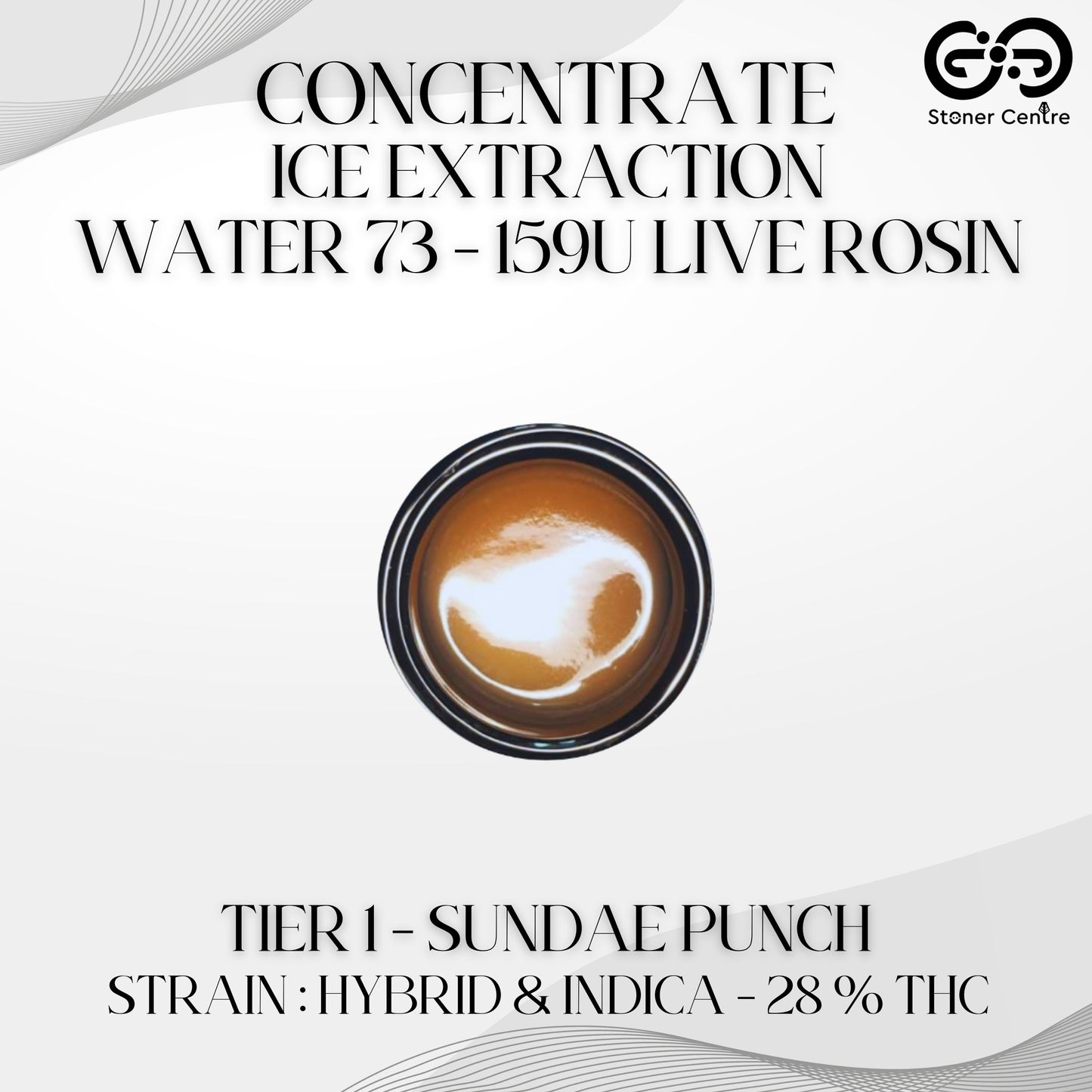CONCENTRATE - ICE EXTRACTION WATER 73 - 159U LIVE ROSIN | TIER 1 - SUNDAE PUNCH