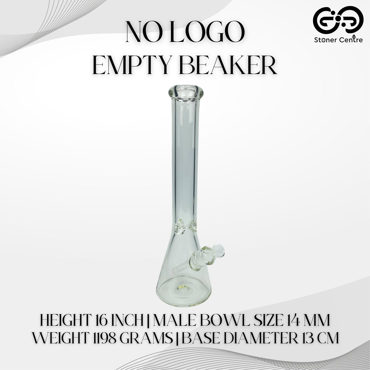 Glass Bong | NO LOGO EMPTY BEAKER 16 INCH
