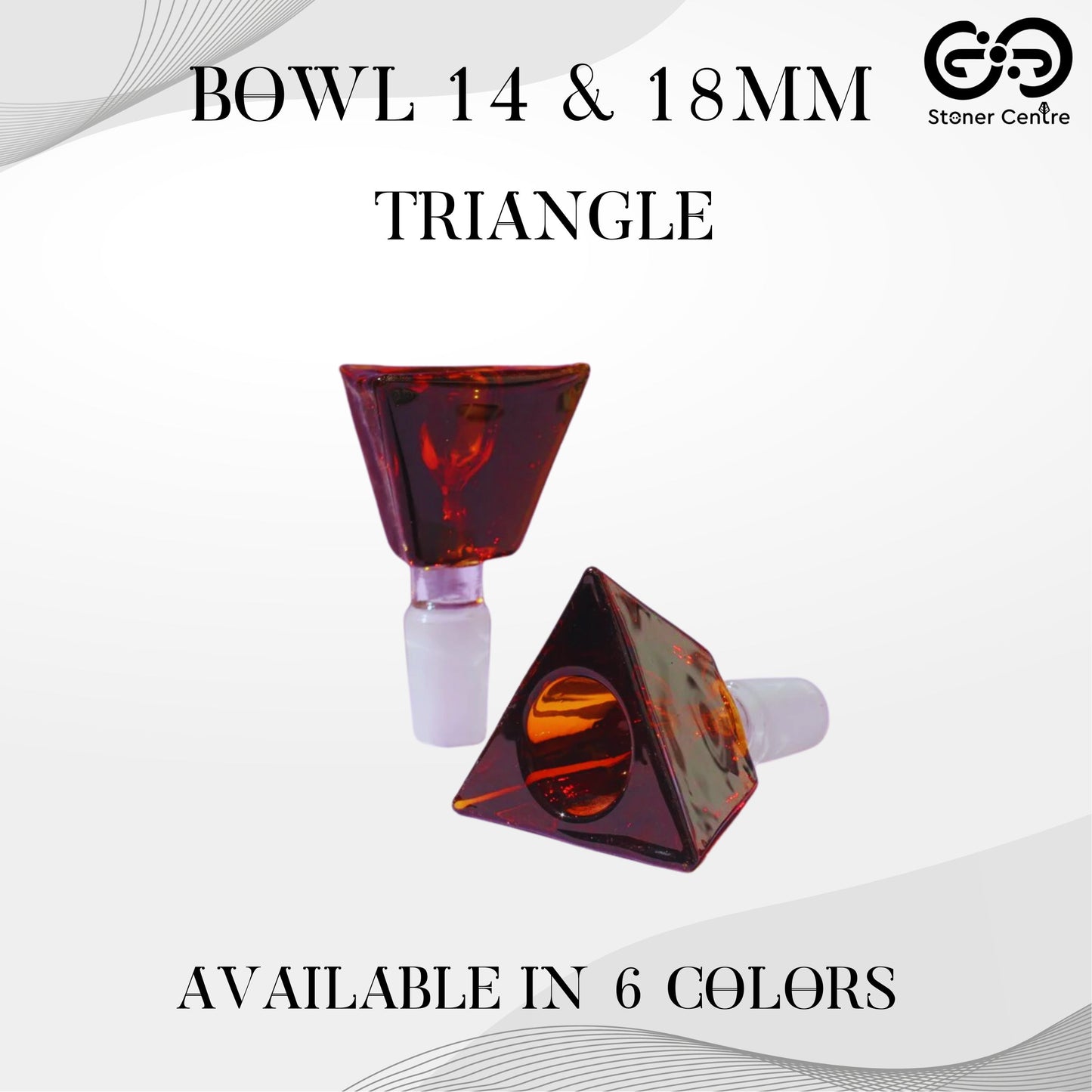 GLASS BOWL | TRIANGLE BOWL 14 & 18MM