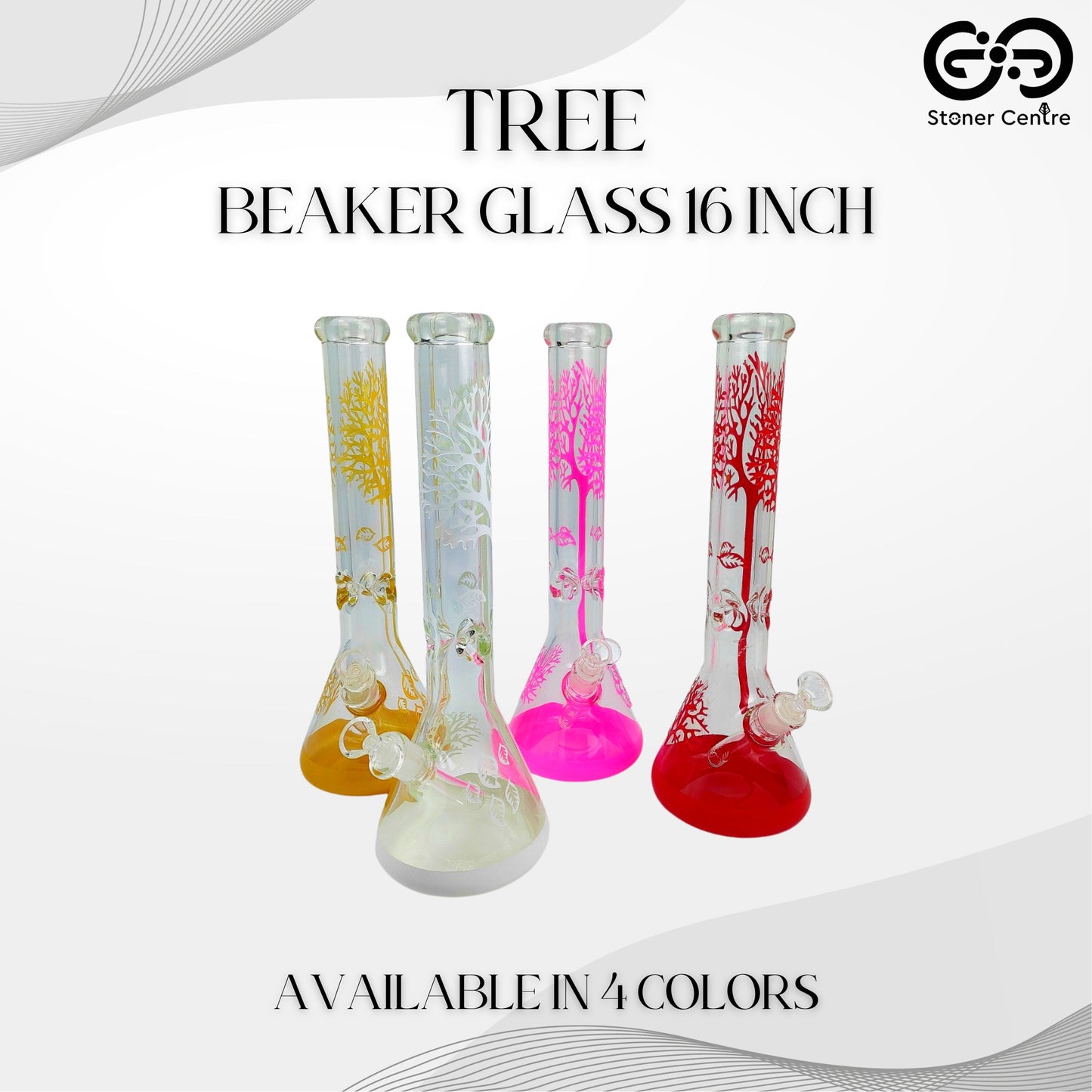 Glass Bong | TREE BEAKER GLASS 16 INCH