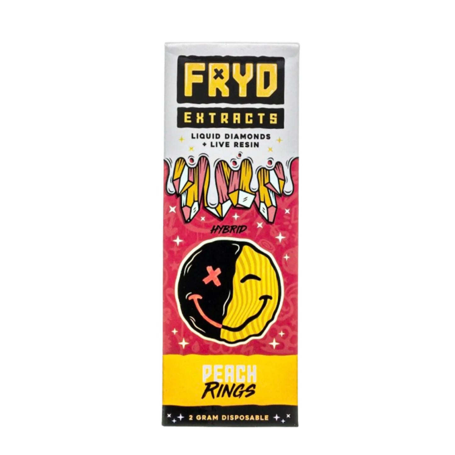 FRYD EXTRACTS DISPOSABLE 2 ML.| PEACH RINGS