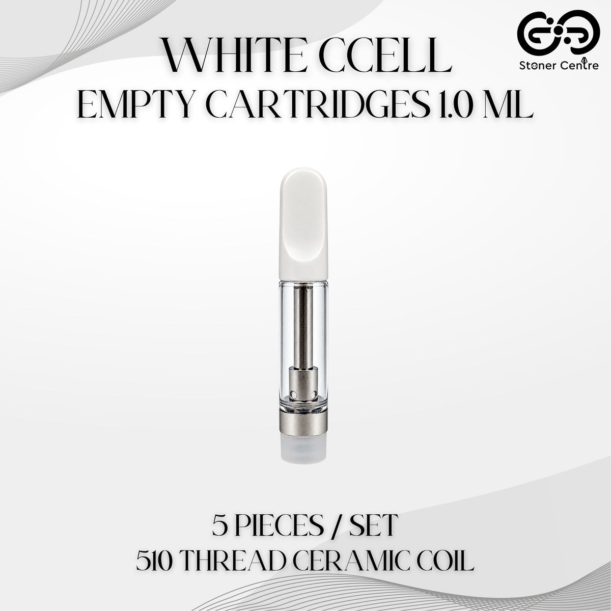 EMPTY CARTRIDGE | WHITE CCELL TH205 1.0 ML (5 PIECES / SET)