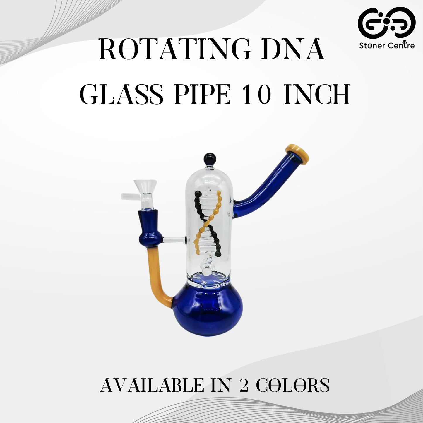 Glass Bong | ROTATING DNA GLASS PIPE 10 INCH