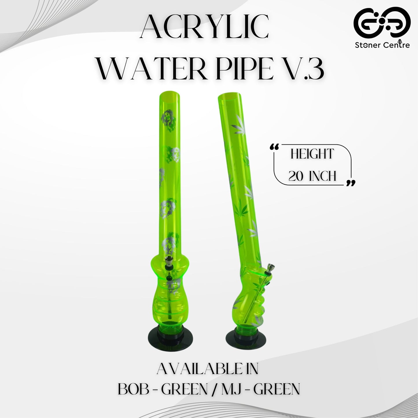 Acrylic Bong | Acrylic Water Pipe 20 Inch V.3